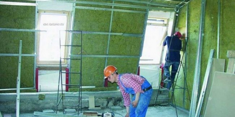 Jak správně izolovat stěny domu zevnitř vlastníma rukama